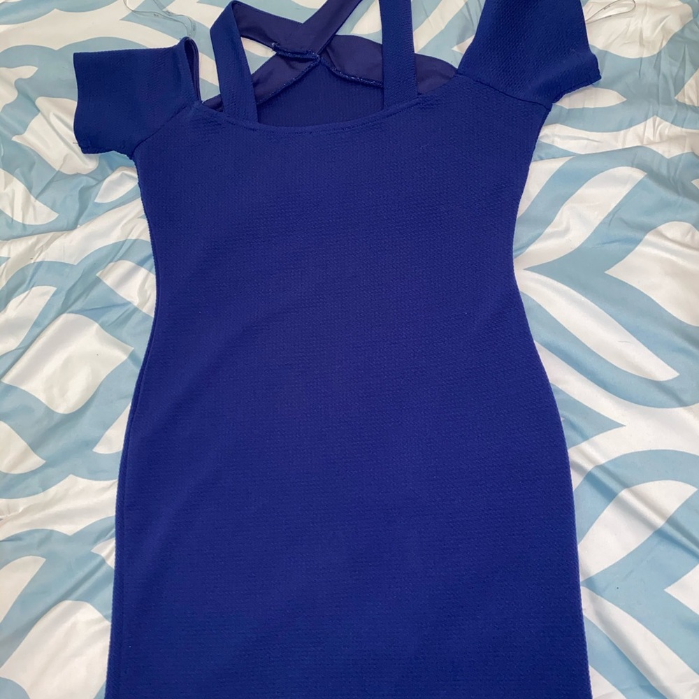 Blue Bodycon Dress